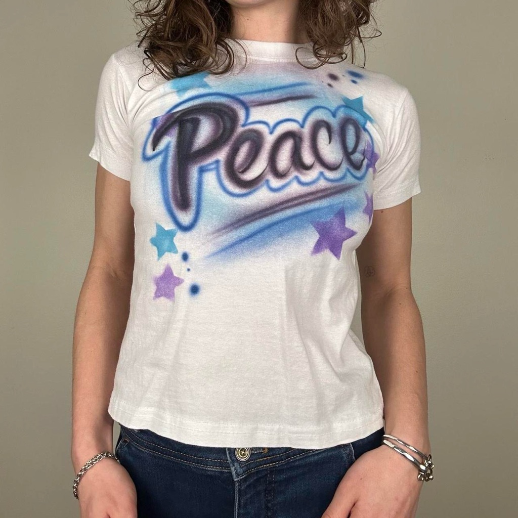 Y2k Graffiti Baby Tee